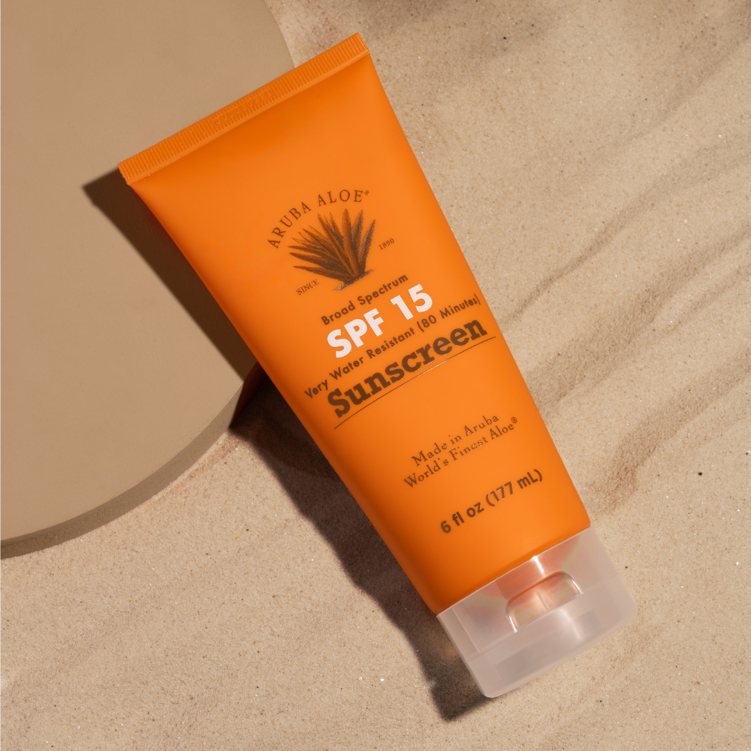 Aloe vera store as a sunscreen