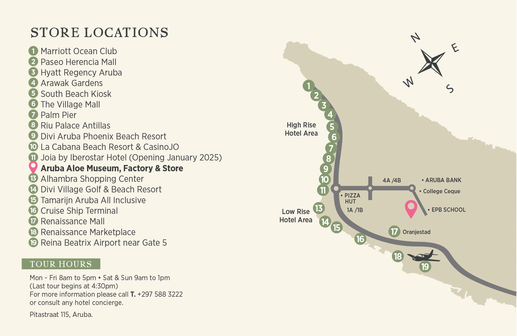 Aruba Aloe Store Location