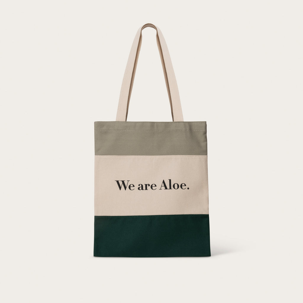 Aruba Aloe Tri-colored Aloe Tote Bag 1