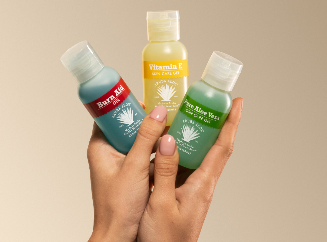Royal Aruba Aloe Mini Skin Care Gel Trio 
