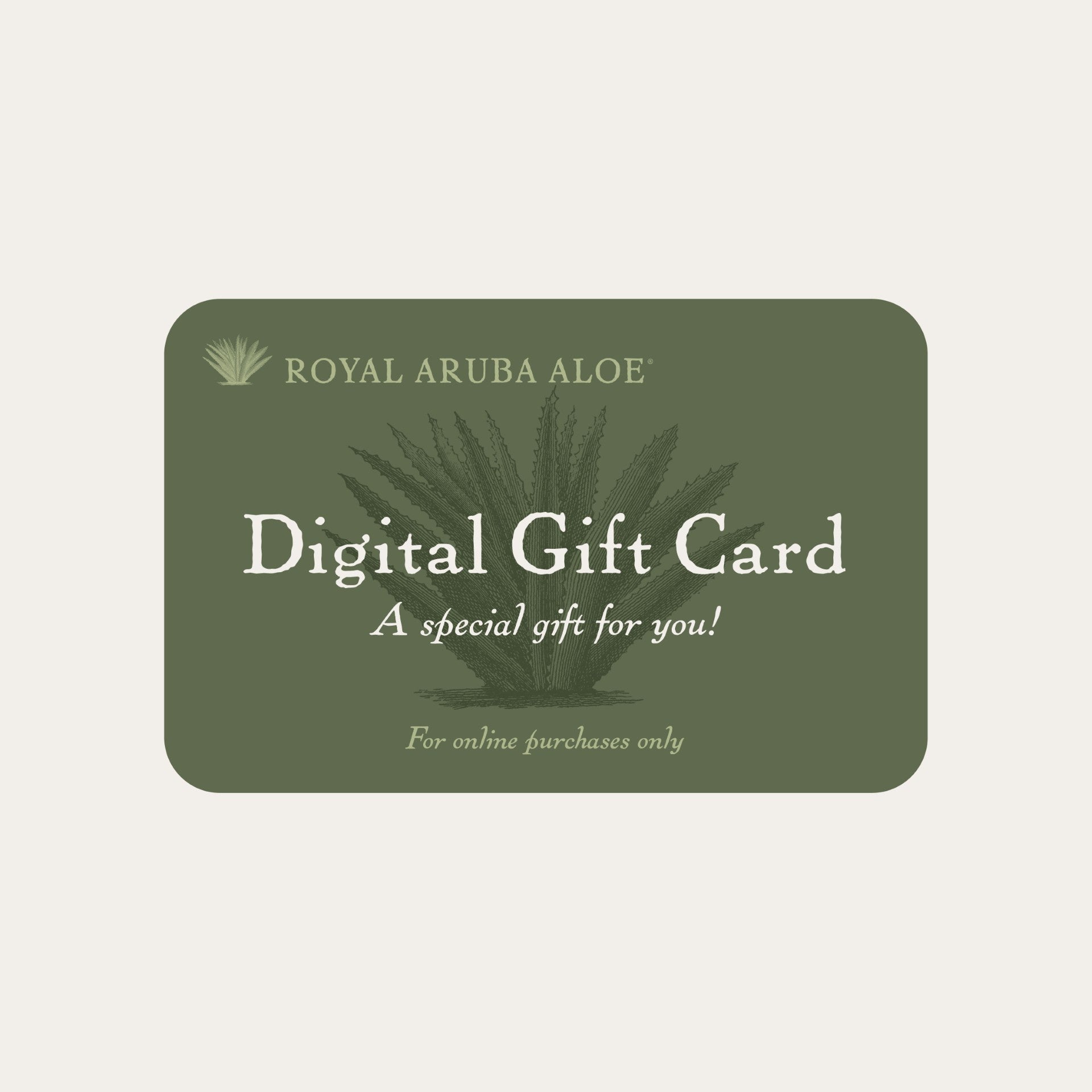 Aruba Aloe Online Gift Card