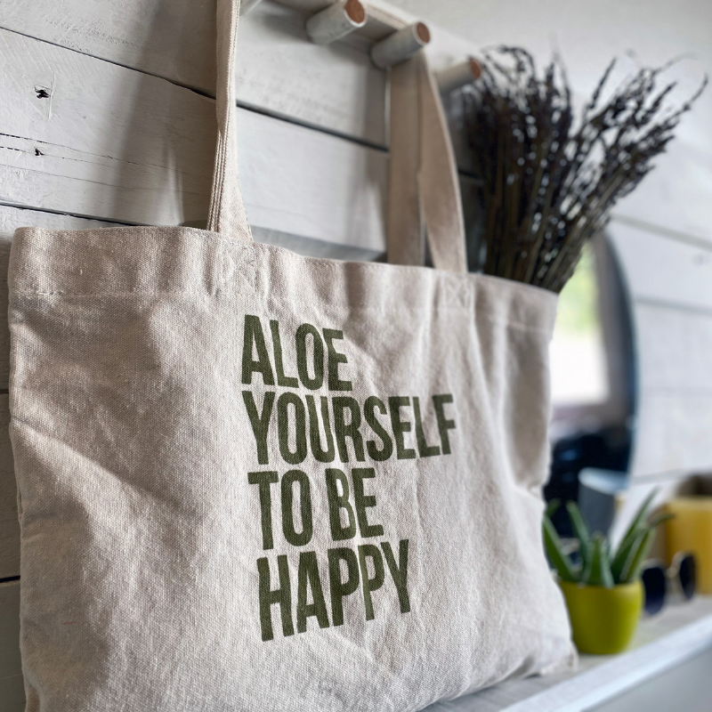 GS Shopping Bag Aloe Yourself to be Happy
