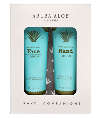 Hypo-allergenic Face Lotion and Ultra Hydrating Hand Lotion (Travel Duo) - Aruba Aloe
